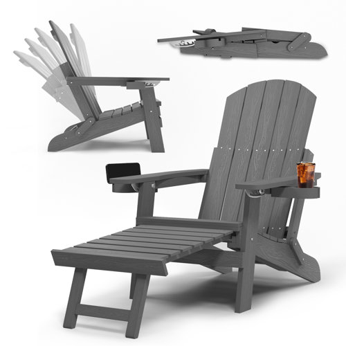 Proctorsville Foldable Outdoor Adirondack Chair 